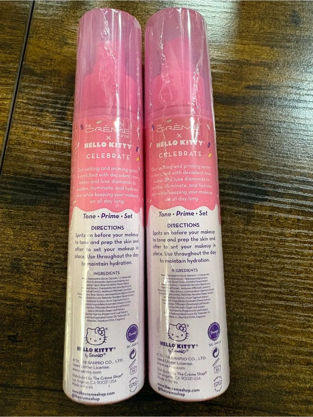 Hello Kitty Pink Celebrate Setting & Priming Spray